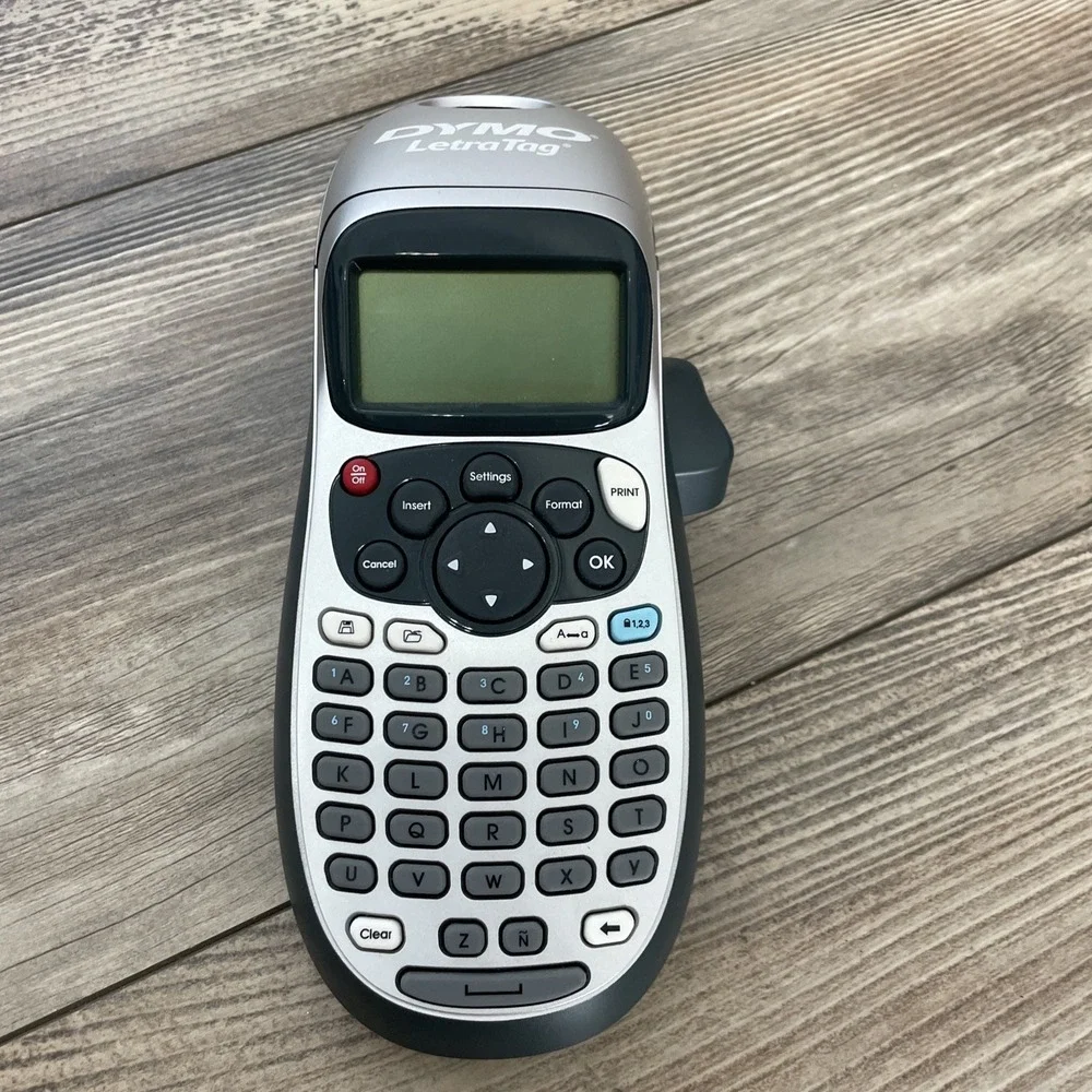 DYMO Letratag Handheld Label Maker LT-100H Gray Silver Portable Tested Working